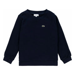 Lacoste - Organic Cotton Logo Sponge Sweatshirt | Navy Blue