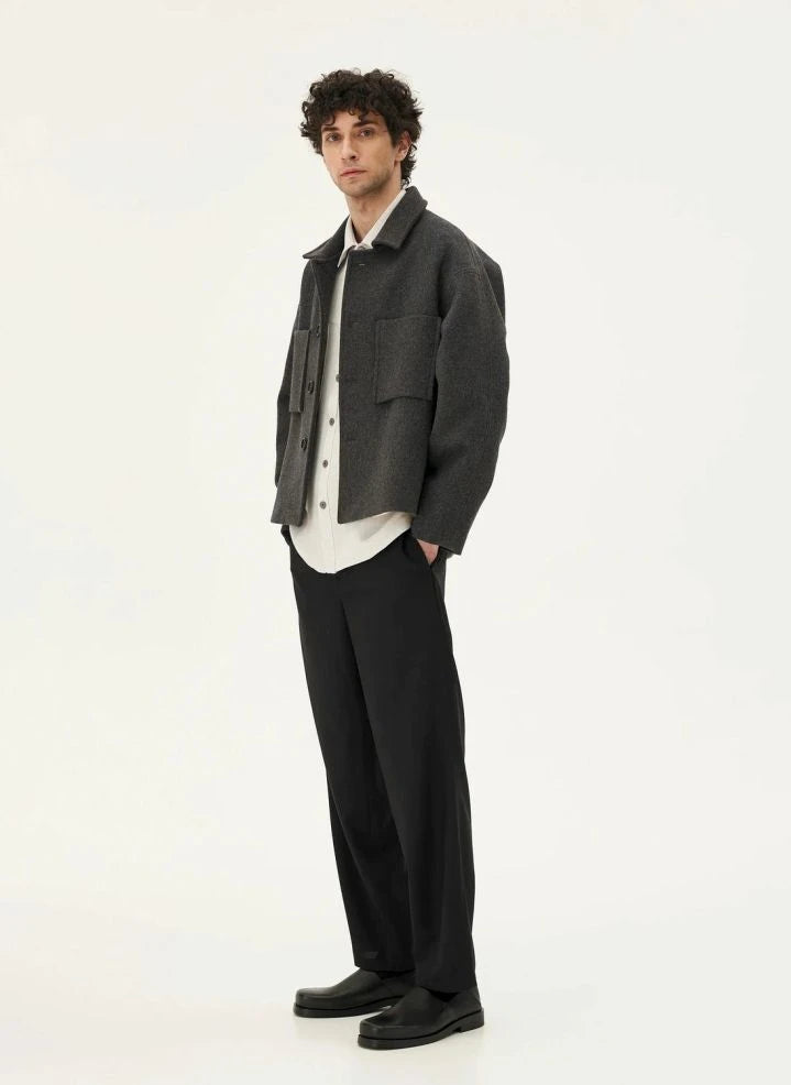 Noyoco - Holar Wool Jacket | Charcoal Gray