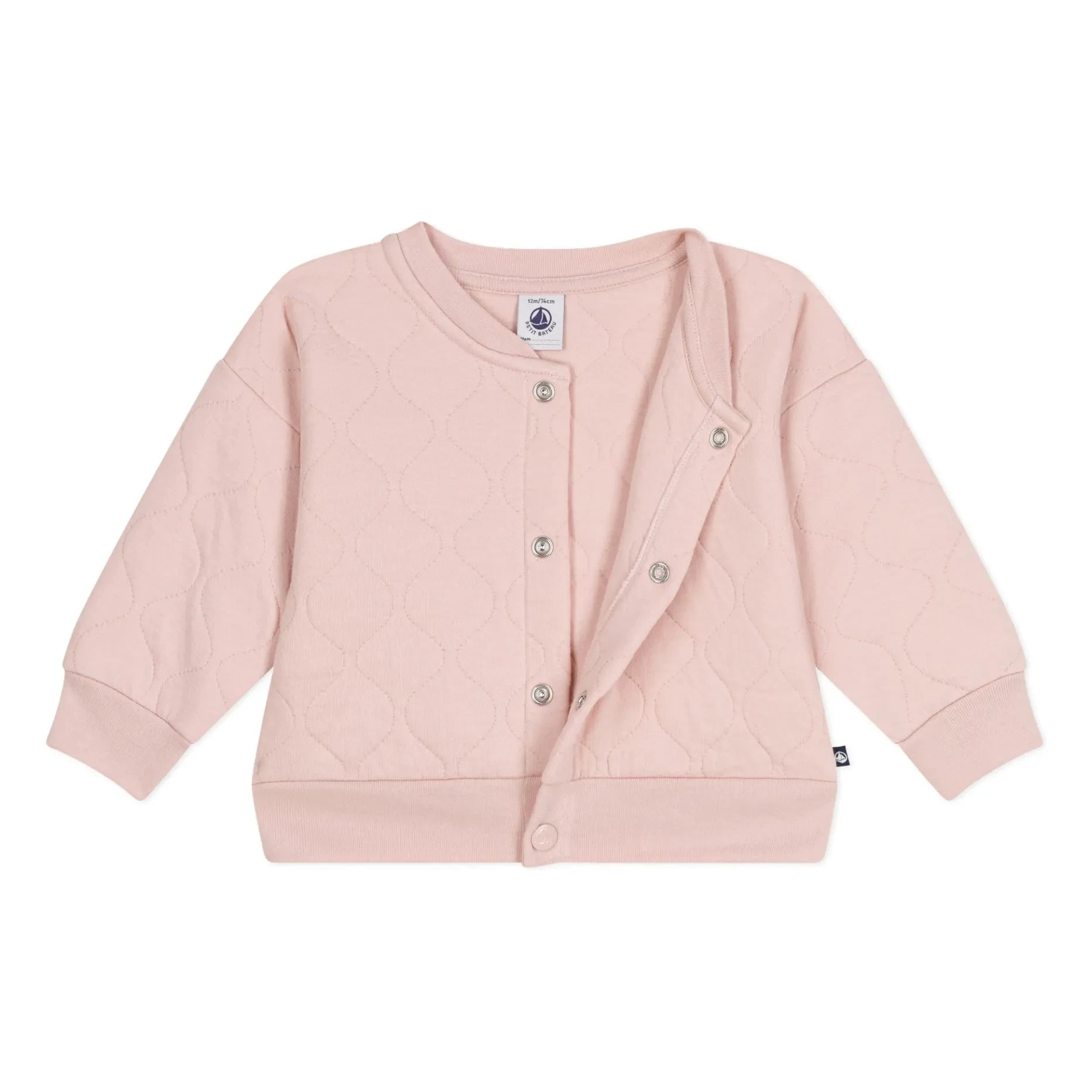 Petit Bateau - Teddy Tubique Quilted | Light Pink