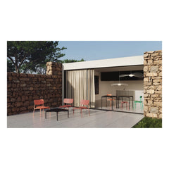 Petite Friture - Fromme Outdoor Square Table - Seats 4 | Black