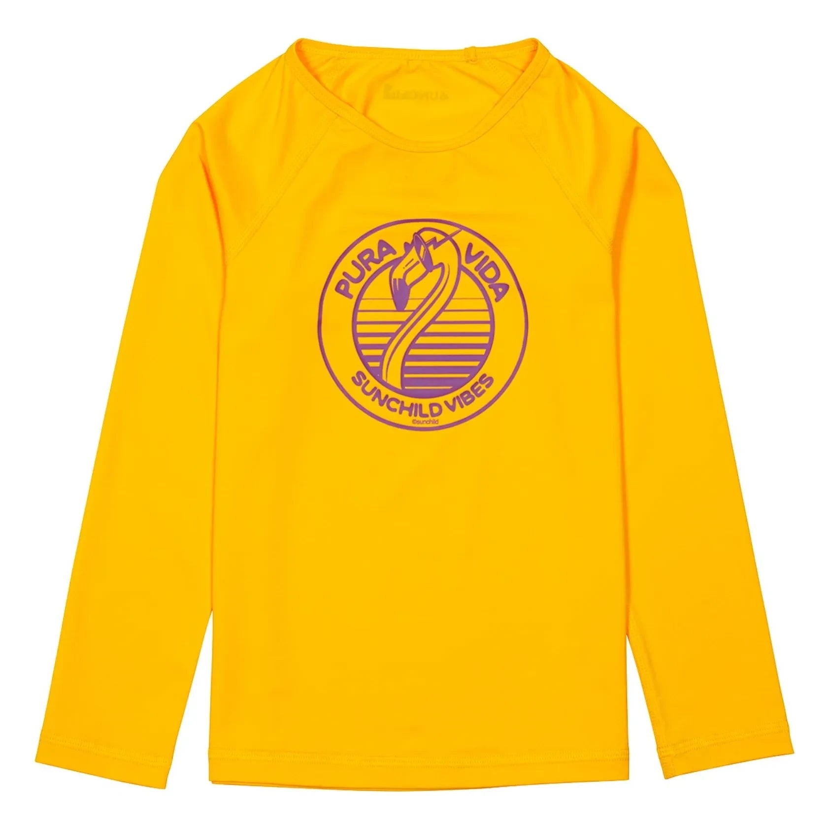 Sunchild - Saco Flamingo UV Protection T-Shirt | Yellow