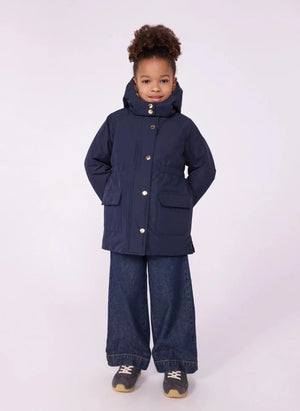 Petit Bateau - Sherpa astarlı parka | Lacivert