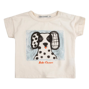 Bobo Choses - Dalmatian Organic Cotton Baby T-Shirt | Ecru