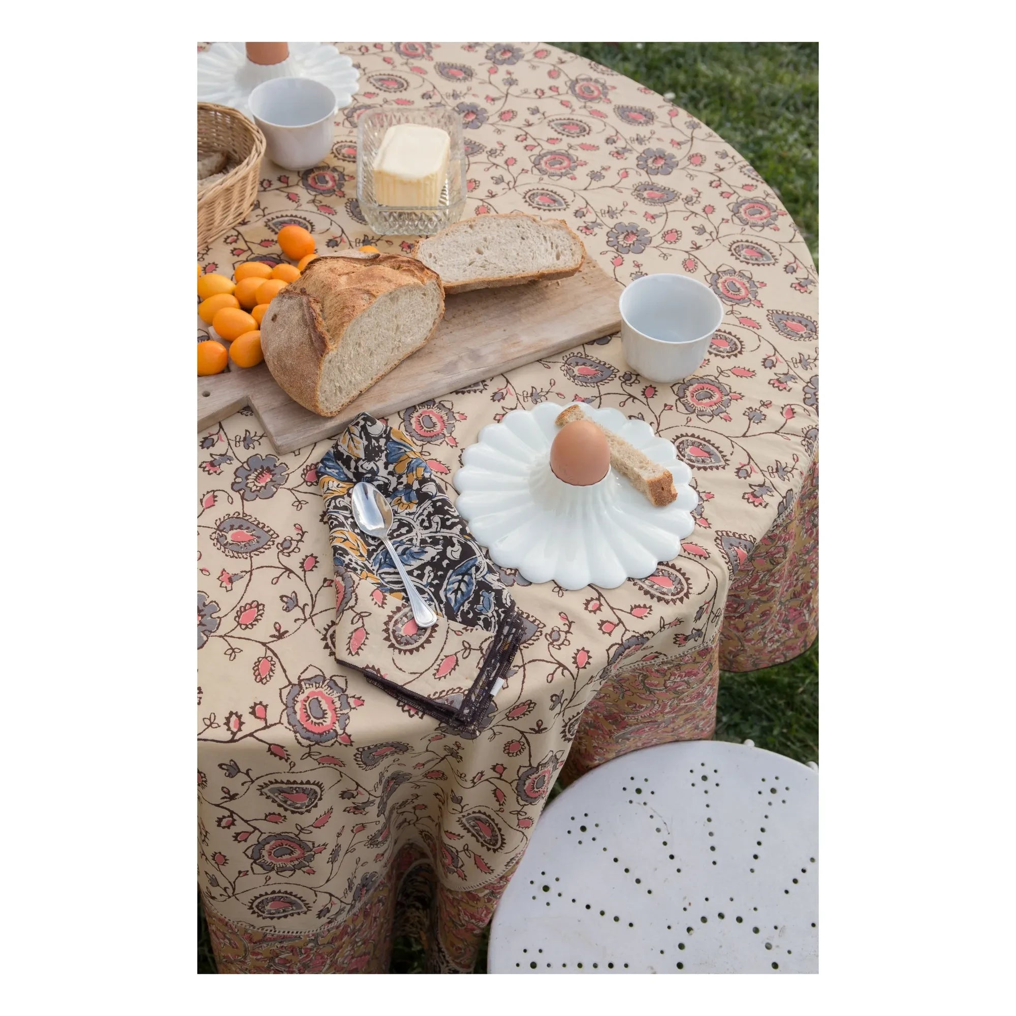 Louise Misha - Organic Cotton Carla Tablecloth | Cream