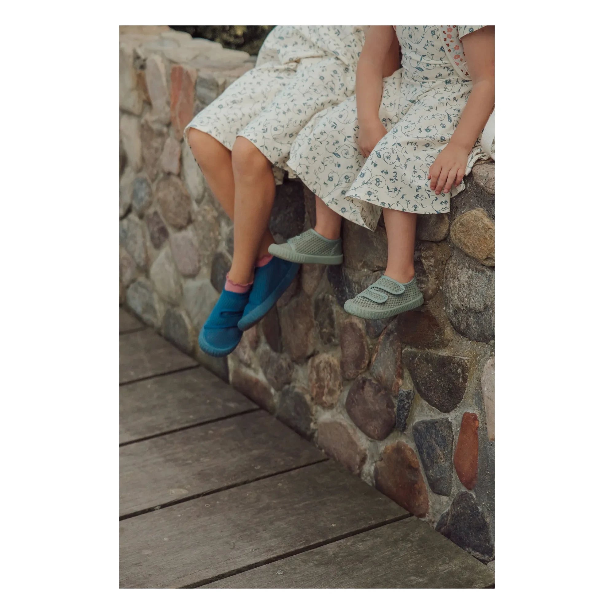 Grech & Co - Scratch Play Recycled Fiber Sneakers | Blue