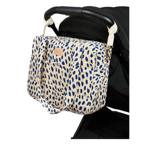 Nobodinoz - Waterproof Baby Changing Bag Hyde Park Leonie | Blue
