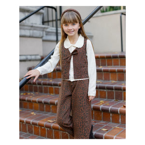 Rylee + Cru - Leopard Barrel Pants | Brown