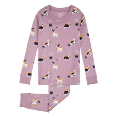Petit Lem - Organik Pamuklu Tek Boynuzlu At Pijaması | Mauve