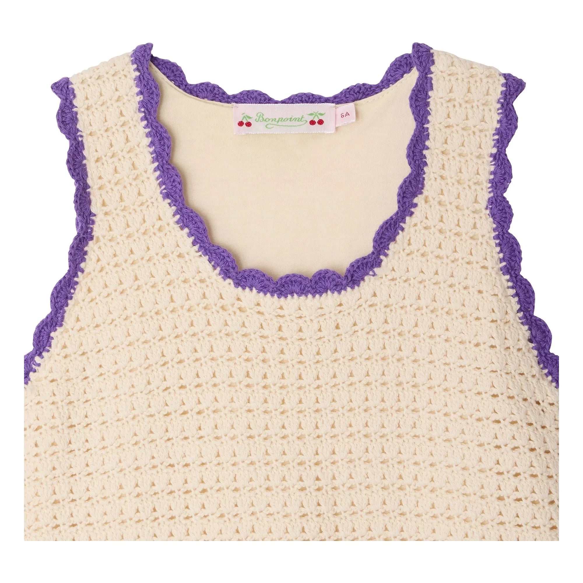 Bonpoint - Lali Knit Dress | Ecru