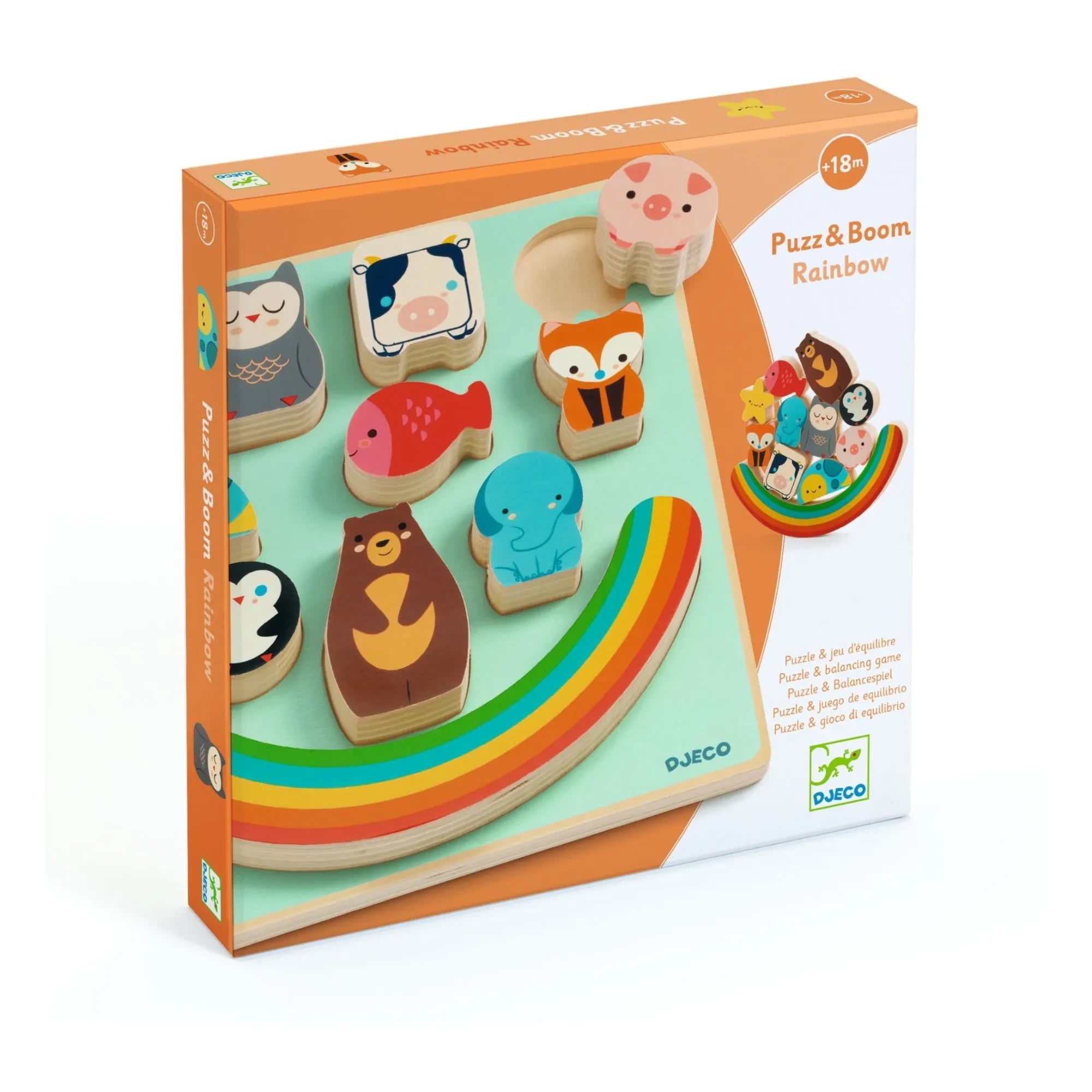 Djeco - Boom Rainbow Balance Puzzle