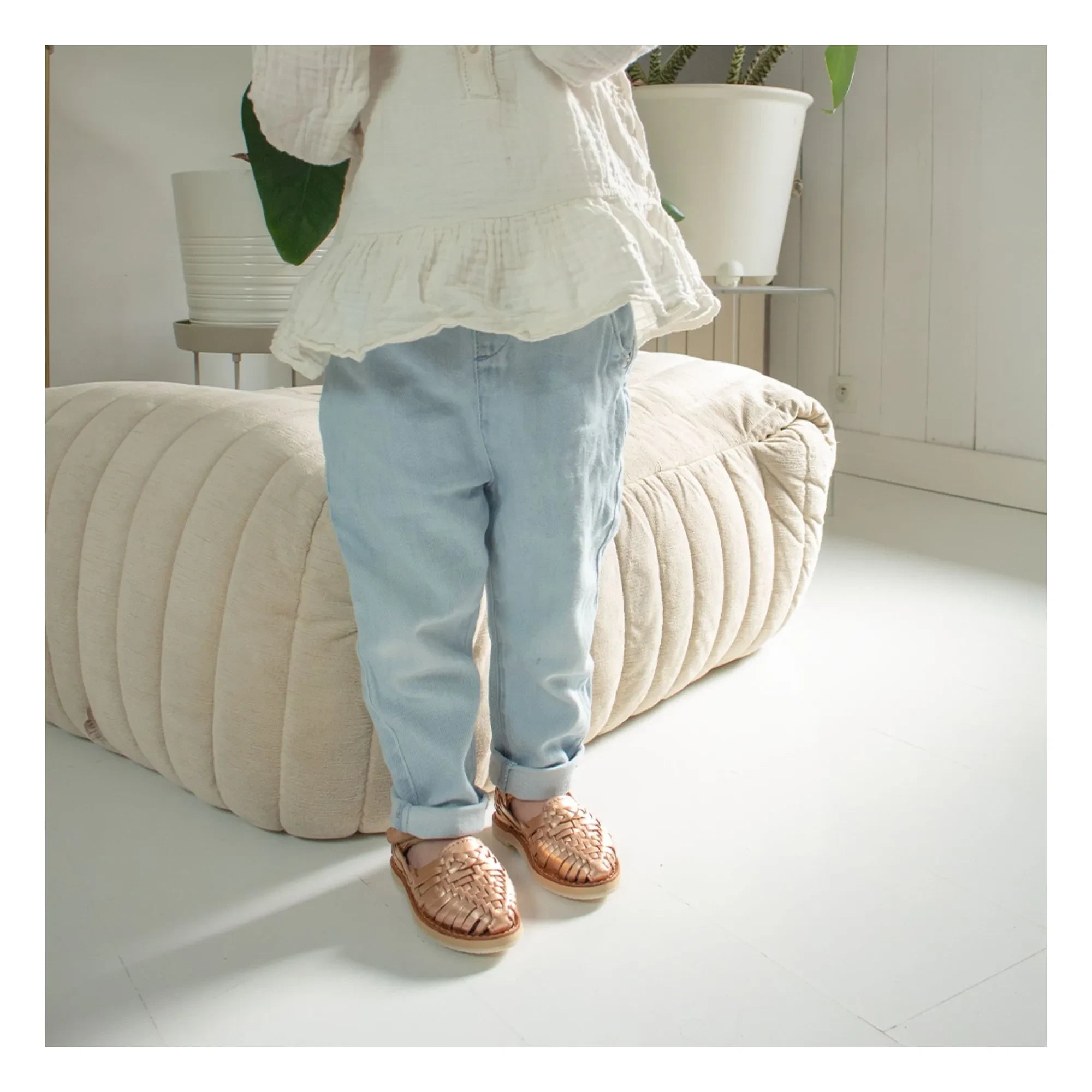 Mapache - Alegria sandals | Rose Gold