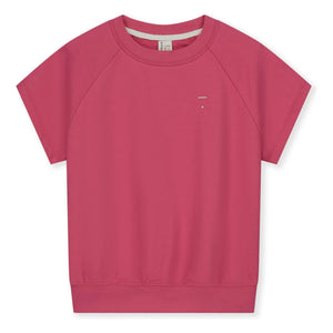 Gray Label - Organic cotton short-sleeve sweatshirt | Fuchsia