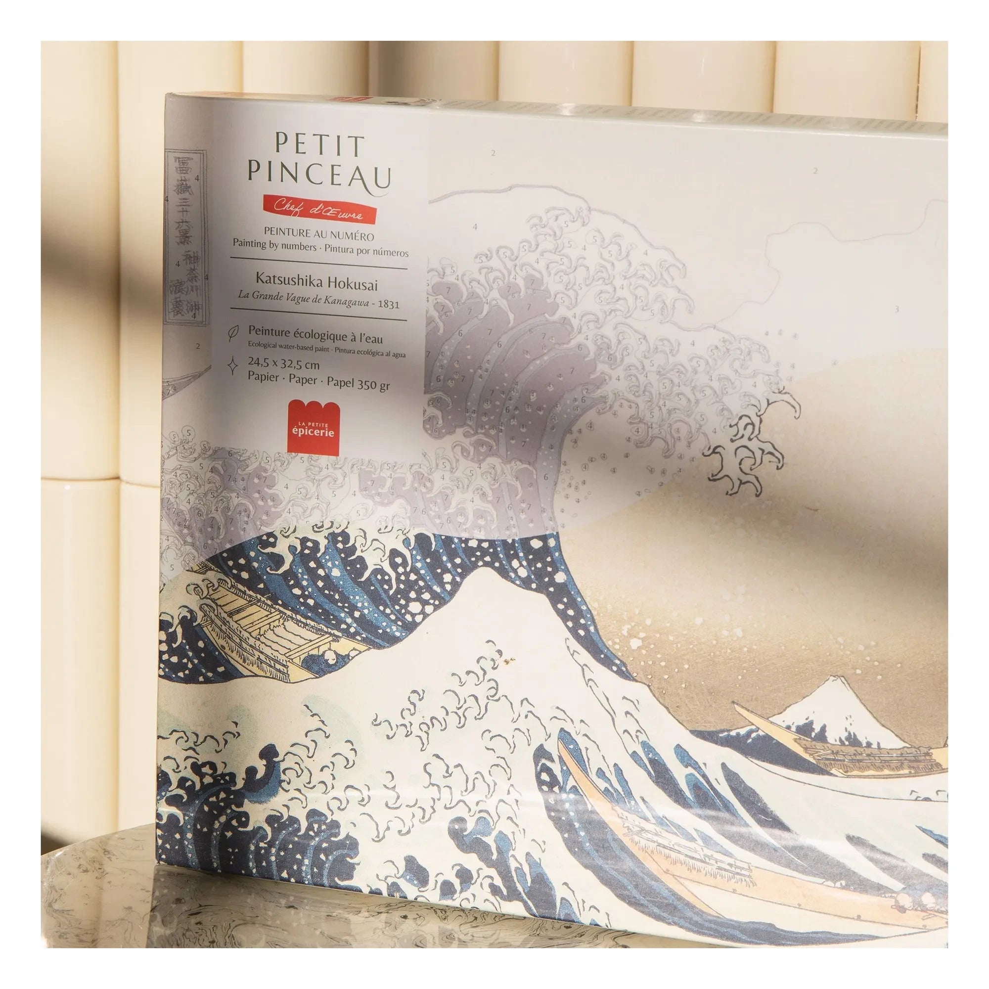 La Petite Épicerie - Numbered Coloring Set - The Great Wave off Kanagawa