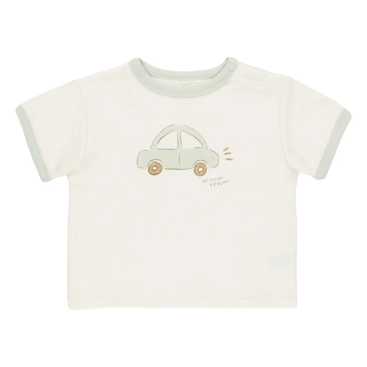 Quincy Mae - Car Ringer T-Shirt | Ivory