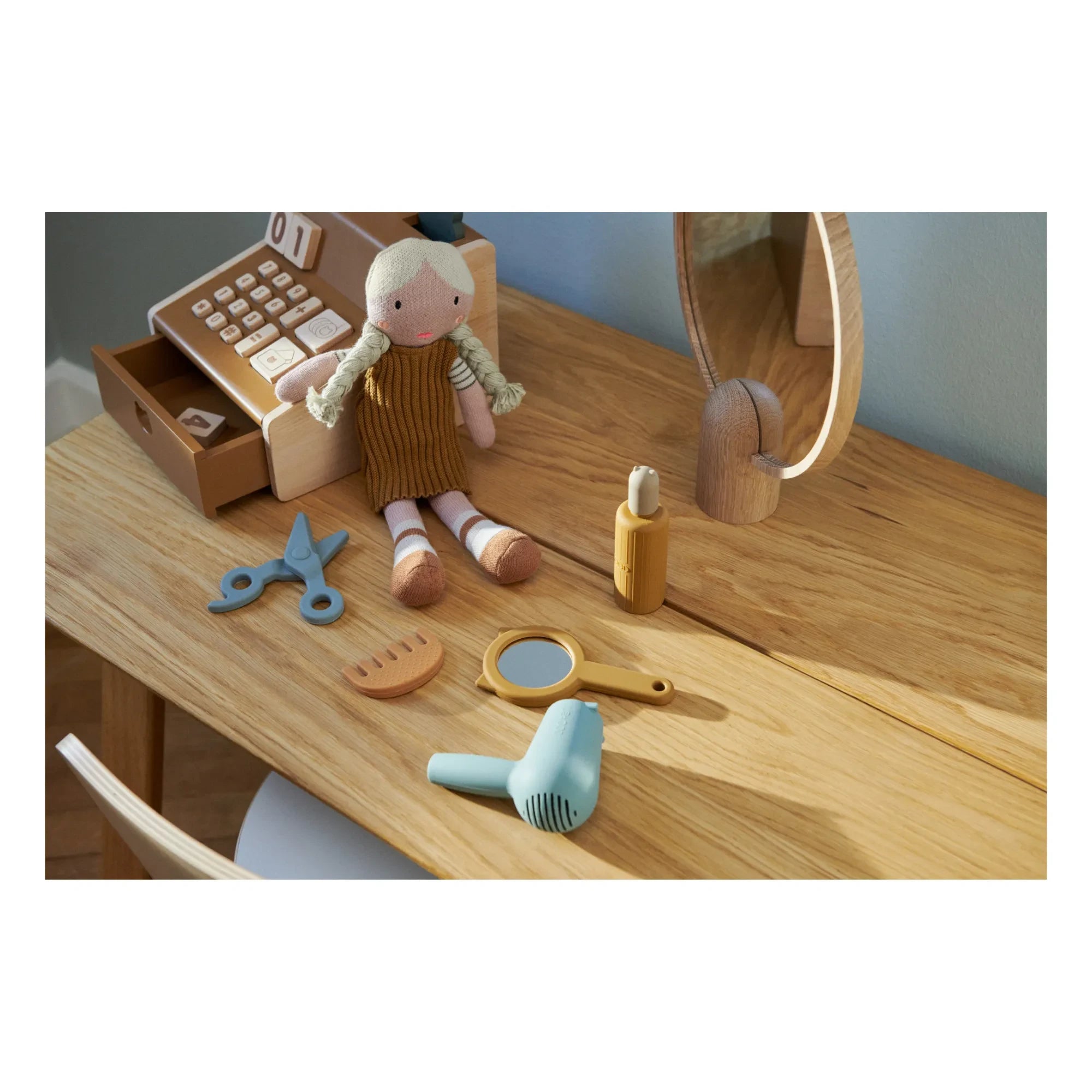 Liewood - Withney Silicone Hairdressing Set | Light blue