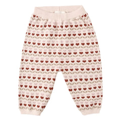 Rylee + Cru - Ruby Hearts Knit Pants | Dust Pink