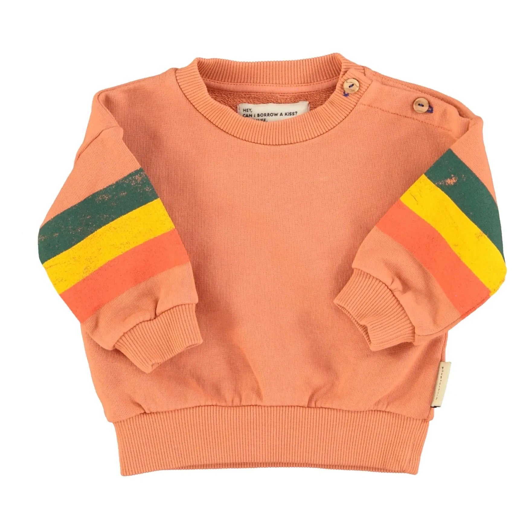 Piupiuchick - Etoile Organic Cotton Sweatshirt | Coral