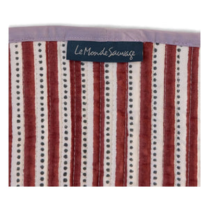 Le Monde Sauvage - Kyushu Double-Sided American Platter - Set of 4 | Red