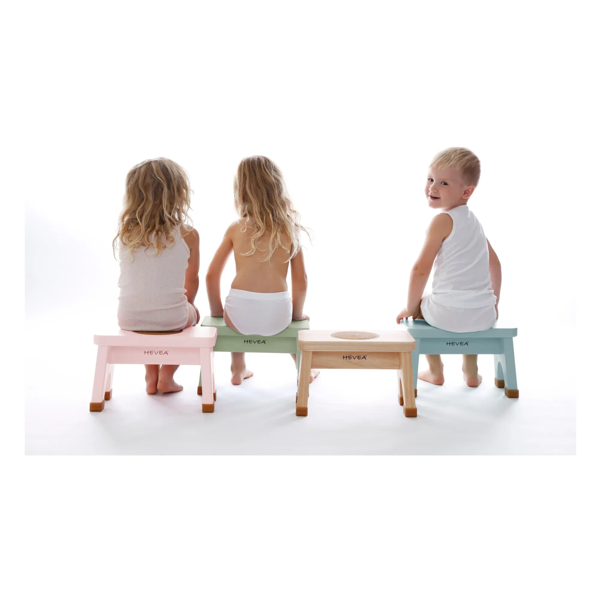 Hevea - Rubber Wooden Stool | Sage