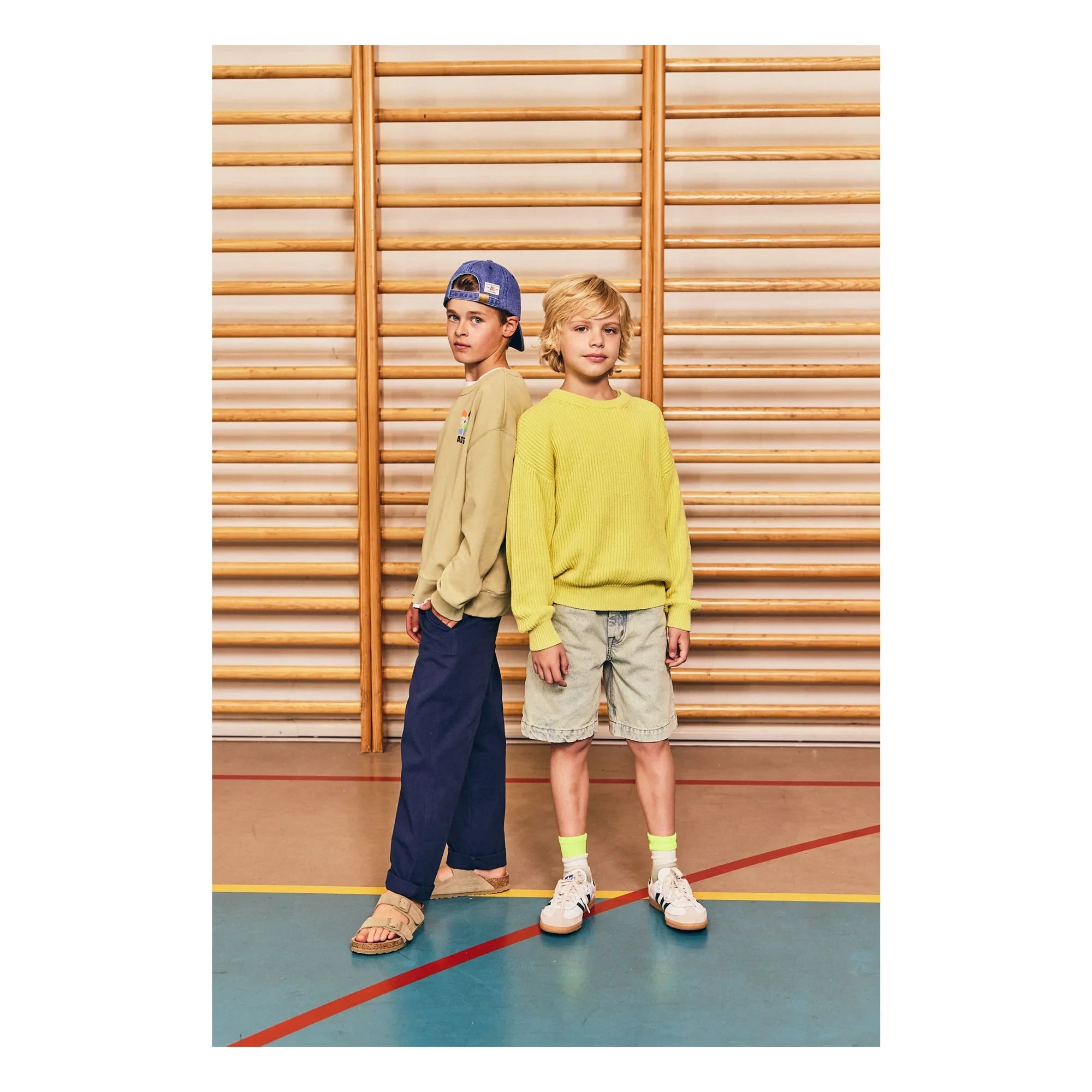 AO76 - Oscar Landscape Recycled Cotton Sweatshirt | Khaki