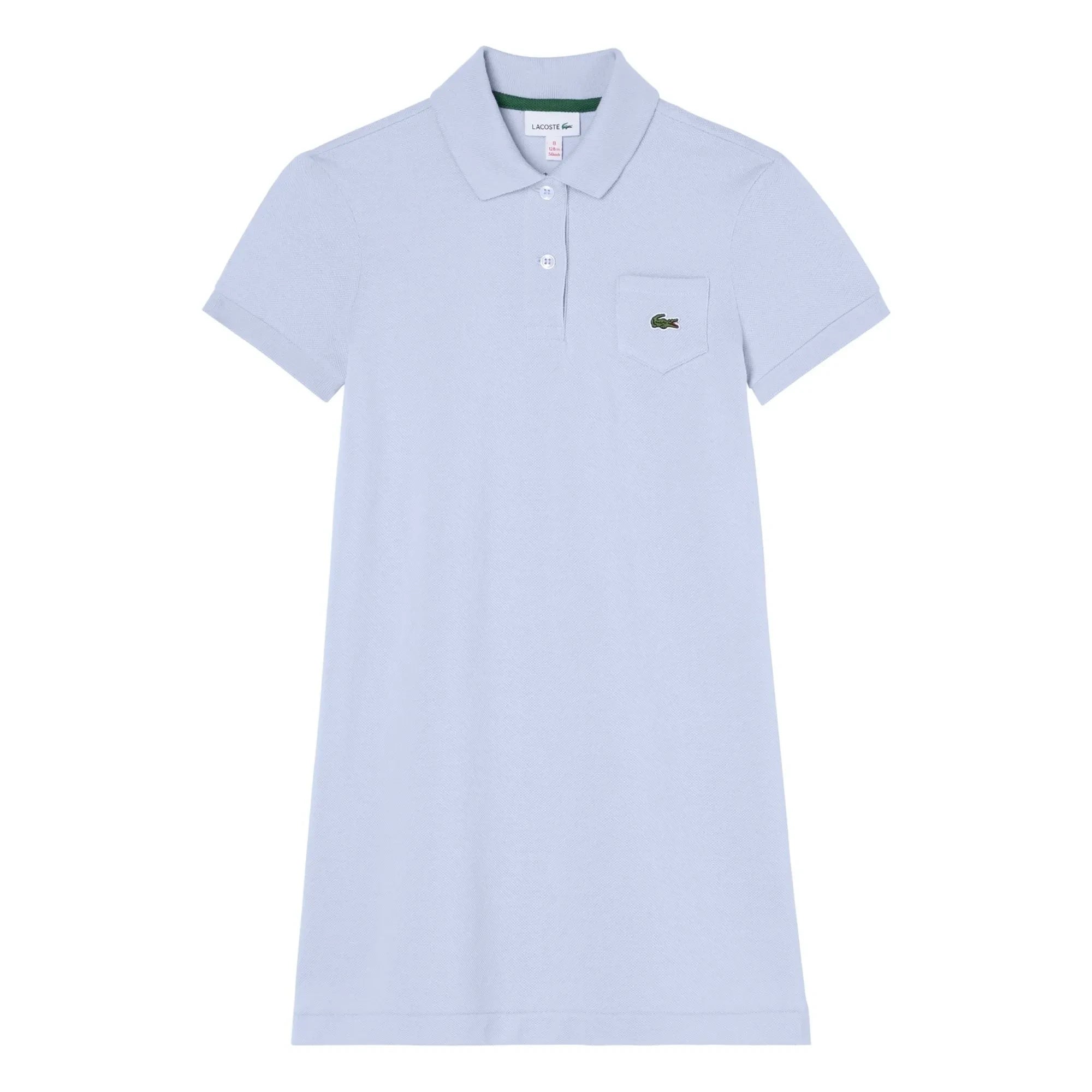Lacoste - Organic Cotton Polo Dress | Light Blue