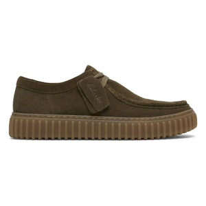 Clarks - Torhill Lo Shoes | Dark Green
