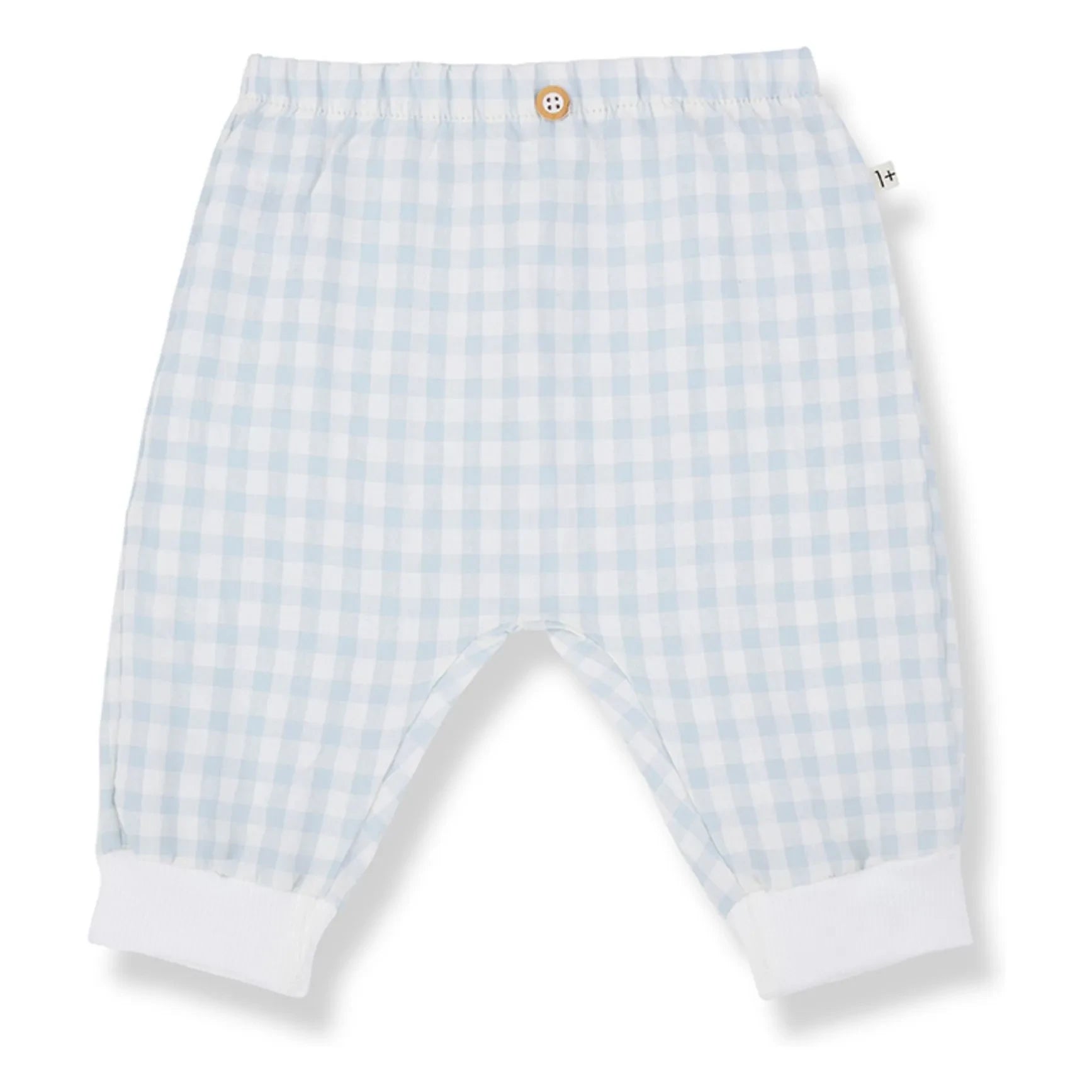 1+ in the Family - Karpathos Vichy Seersucker Pants | Light Blue