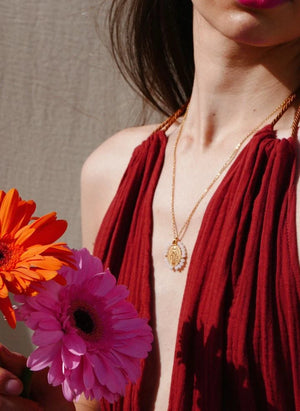 Palas - Santa Maria Necklace | Dusty Pink