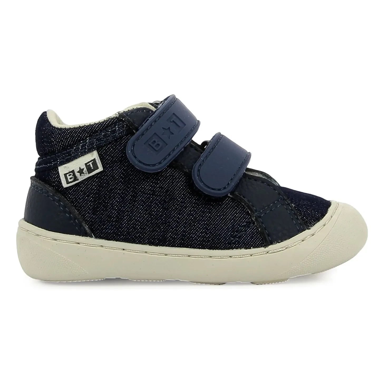 Bonton - Double Scratch Denim Smoothie Easy Sneakers | Night Blue