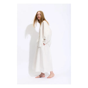 BELLEPIECE - Jeff Cotton Poplin Blouse | White