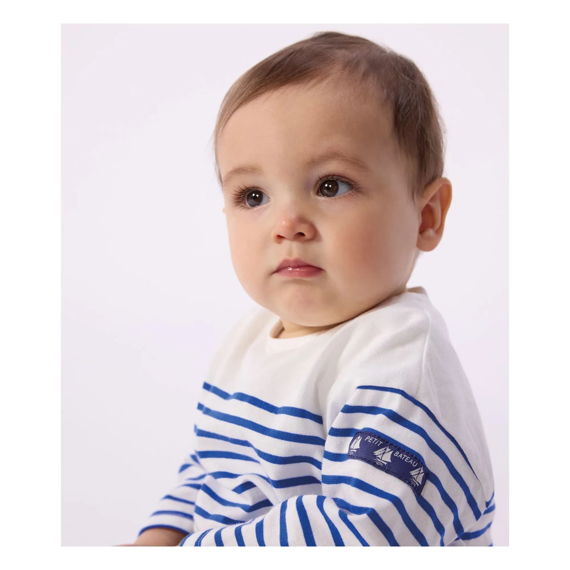 Petit Bateau - Striped T-Shirt | White