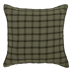 Le Monde Sauvage - Highlands Washed Linen Pillowcase | Khaki