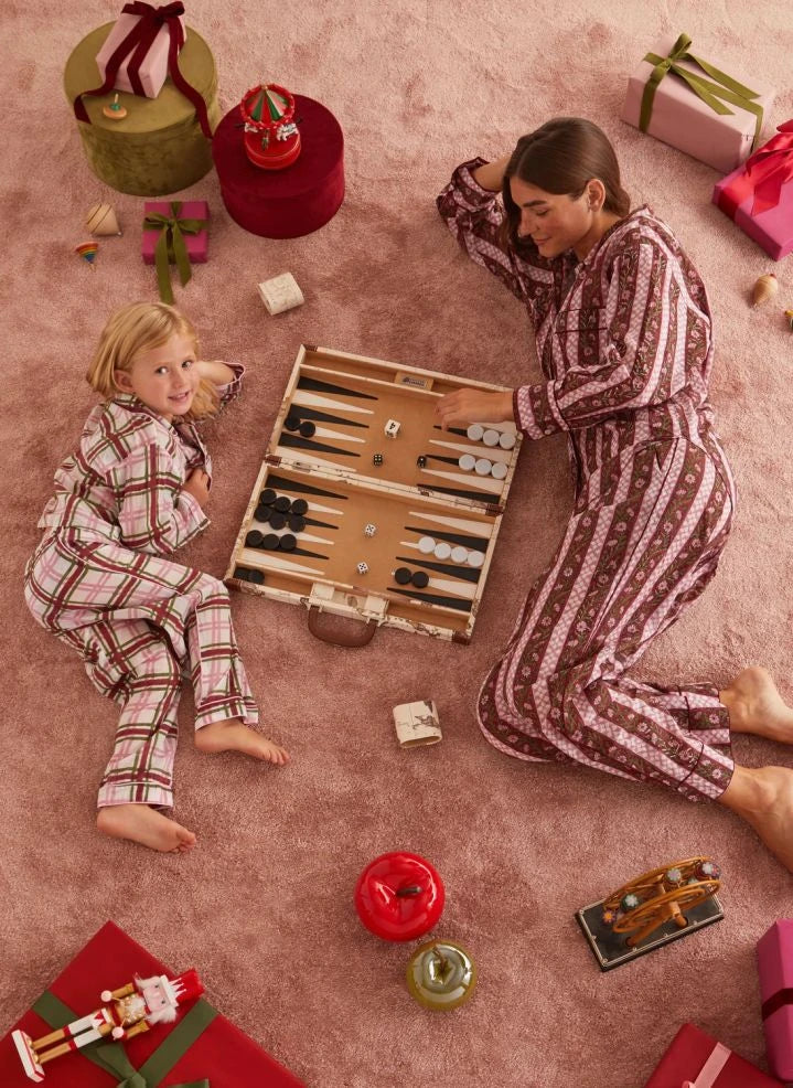 Folkloore - Tartan Pyjamas - Folkloore x Smallable | Pink