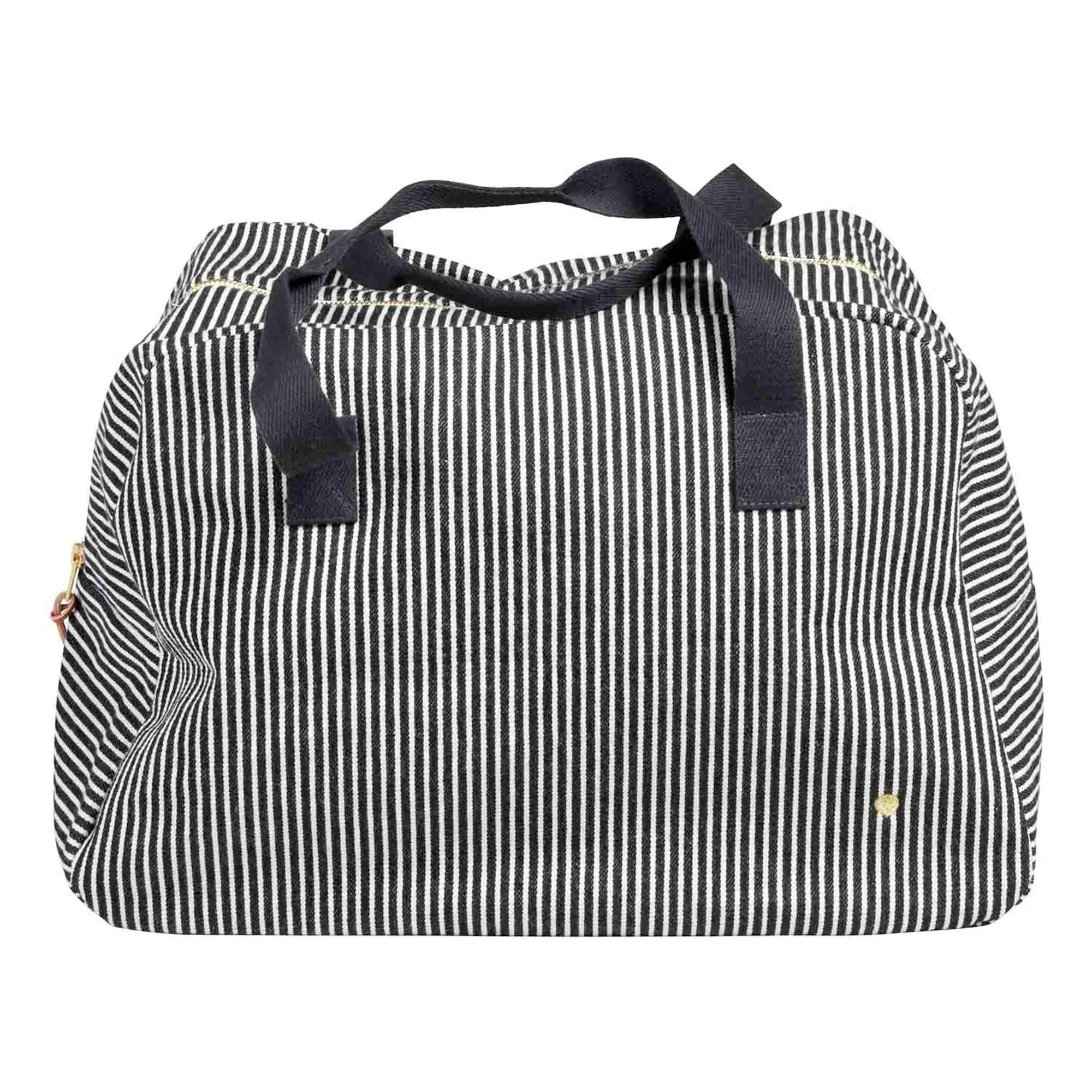 La cerise sur le gâteau - Basile Organic Cotton Striped Weekend Bag | Caviar