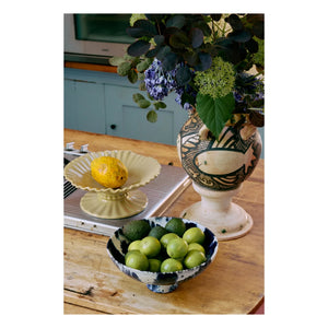 HKliving - Stoneware kaideli kase | İndigo