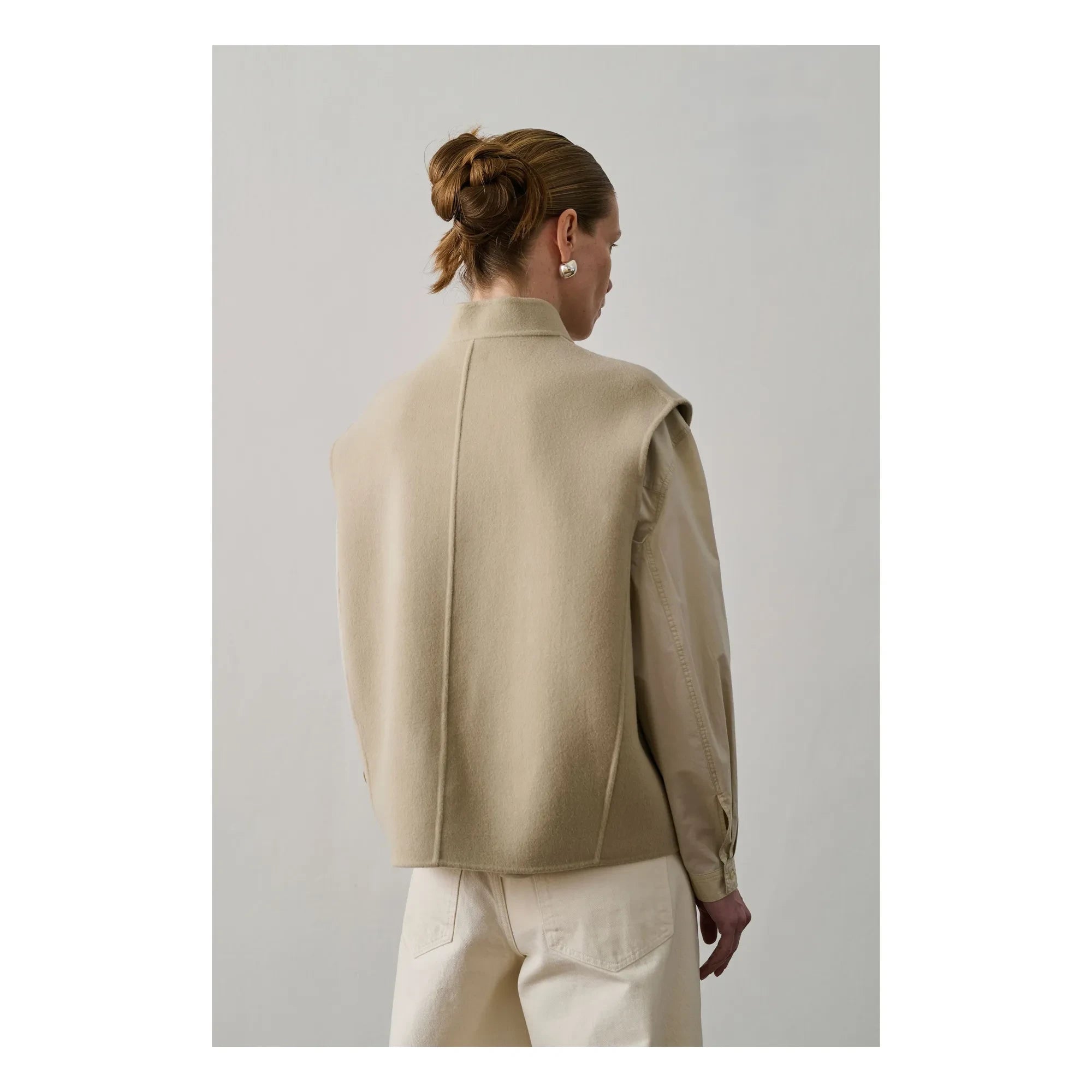 Soeur - Adeline Wool Sleeveless Jacket | Lime