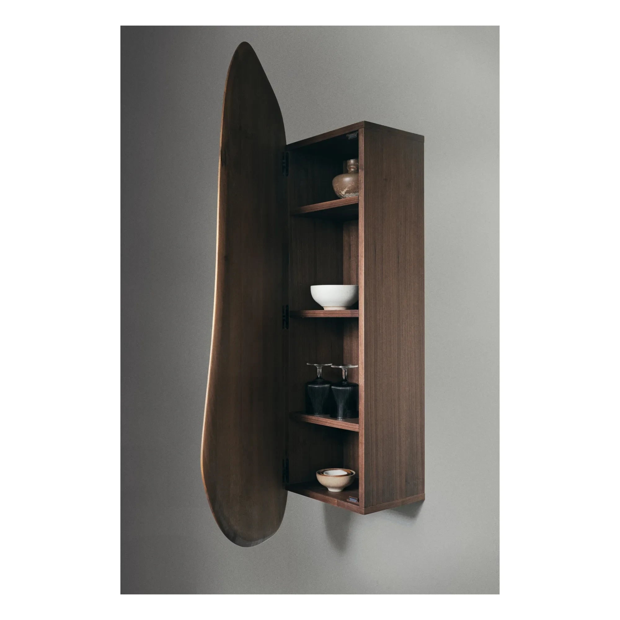 Ferm Living - Feve wall cabinet | Walnut