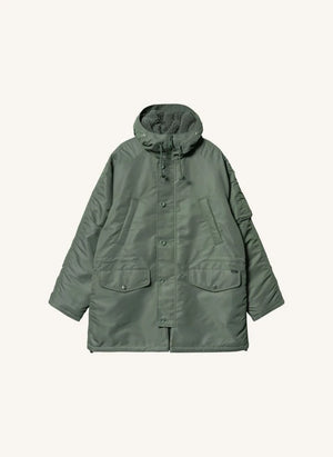 Carhartt WIP - Olten Hooded Parka | Verdigris