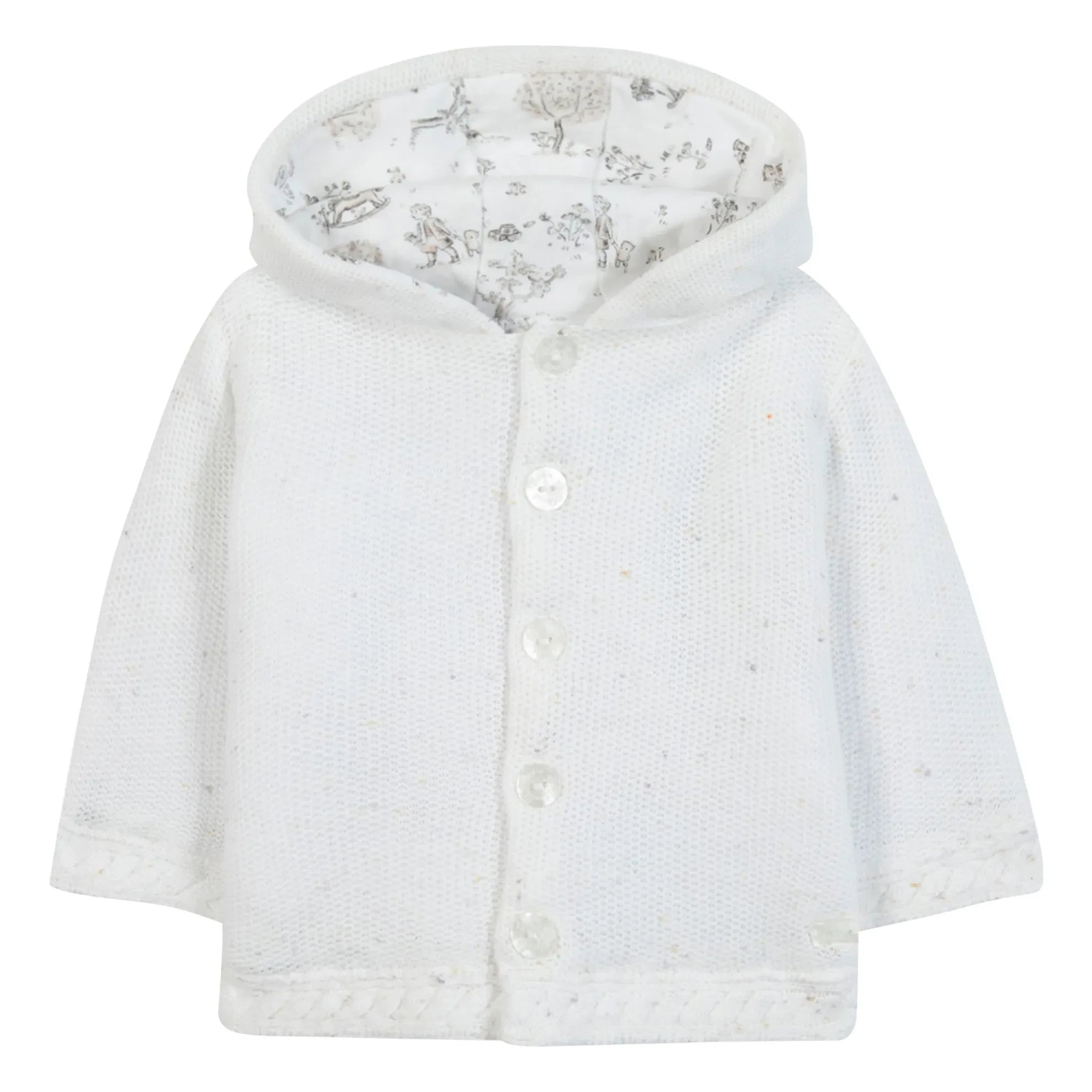 Tartine et Chocolat - Polka Dot Toy Coat | Ecru