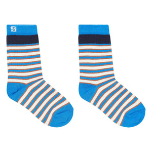 Smallable Kid - Malo Striped Socks | Blue