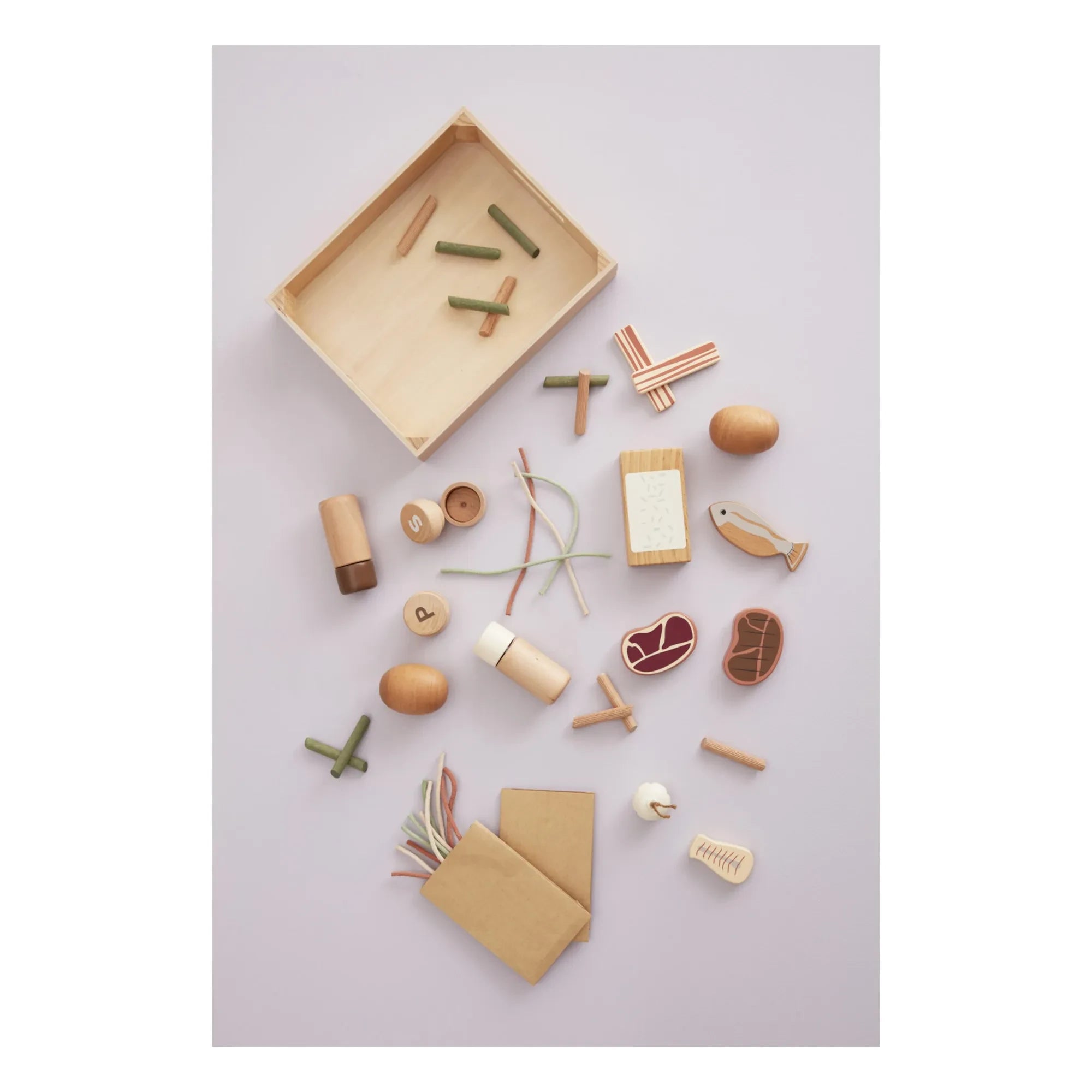 Kid's Concept - Wooden Toy Food Set