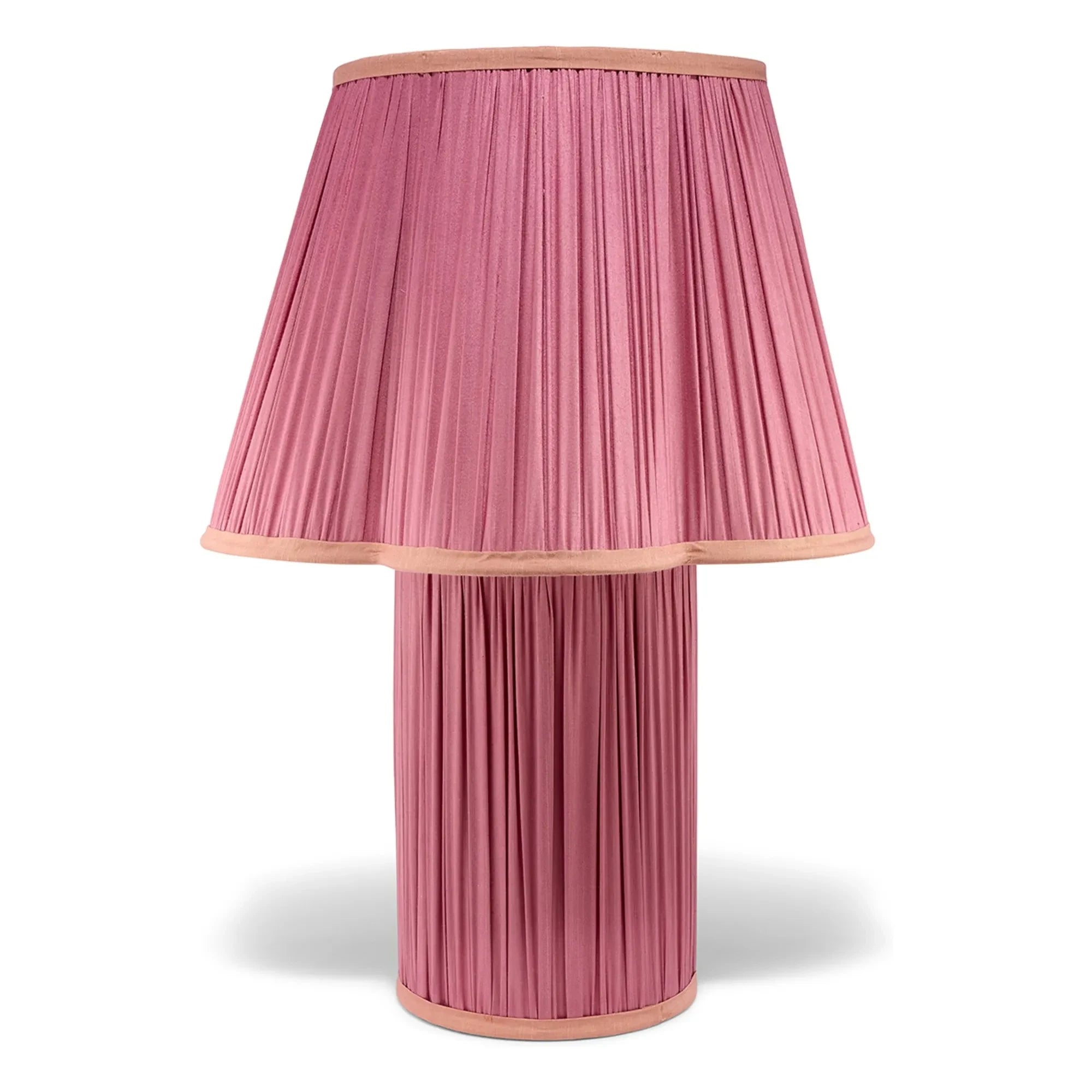 Doing Goods - Myra Silk Table Lamp | Fuchsia
