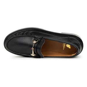 Bobbies - Cardi Lamb Leather Loafers | Black