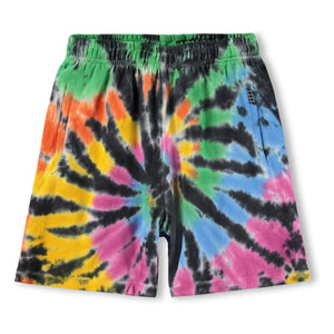 Molo - Amile Tie and Dye Organic Cotton Shorts | Black