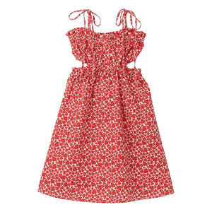 Fabula - Medium Heart Pattern Dress | Red