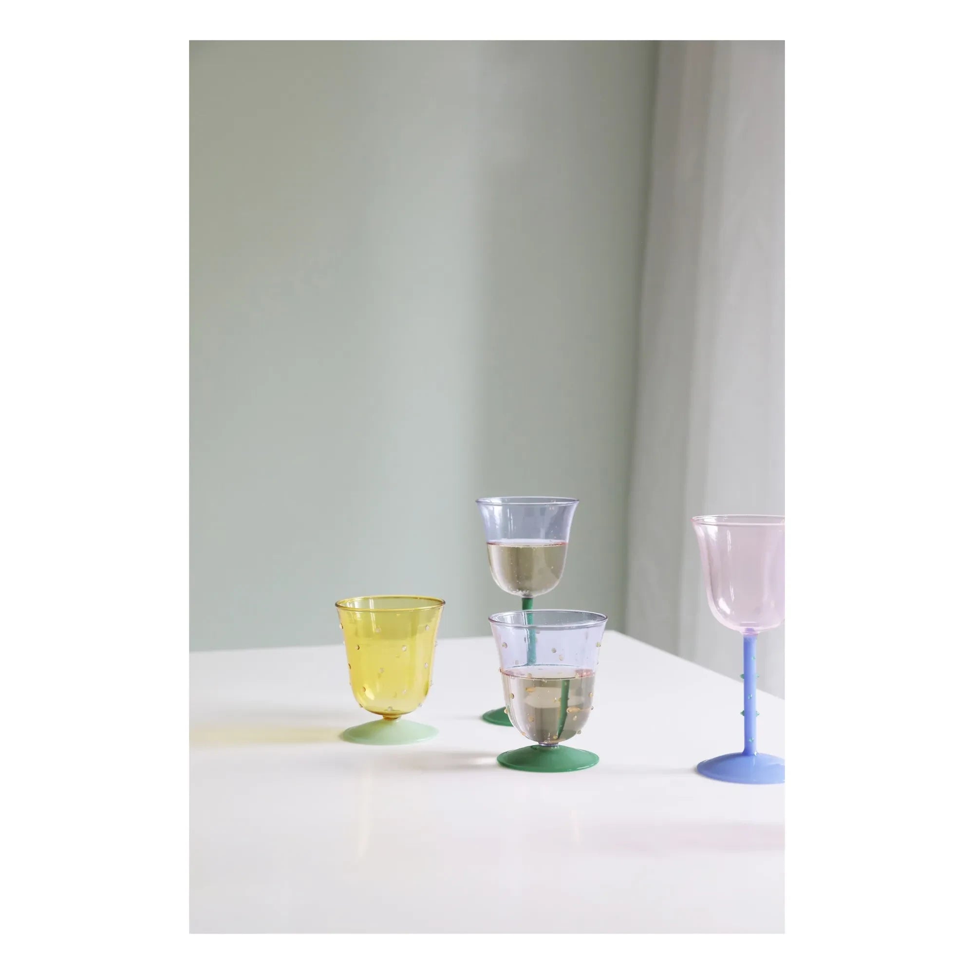 &Klevering - Dot Cups - Set of 2 | Yellow