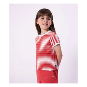 Petit Bateau - Ribbed T-Shirt | Red