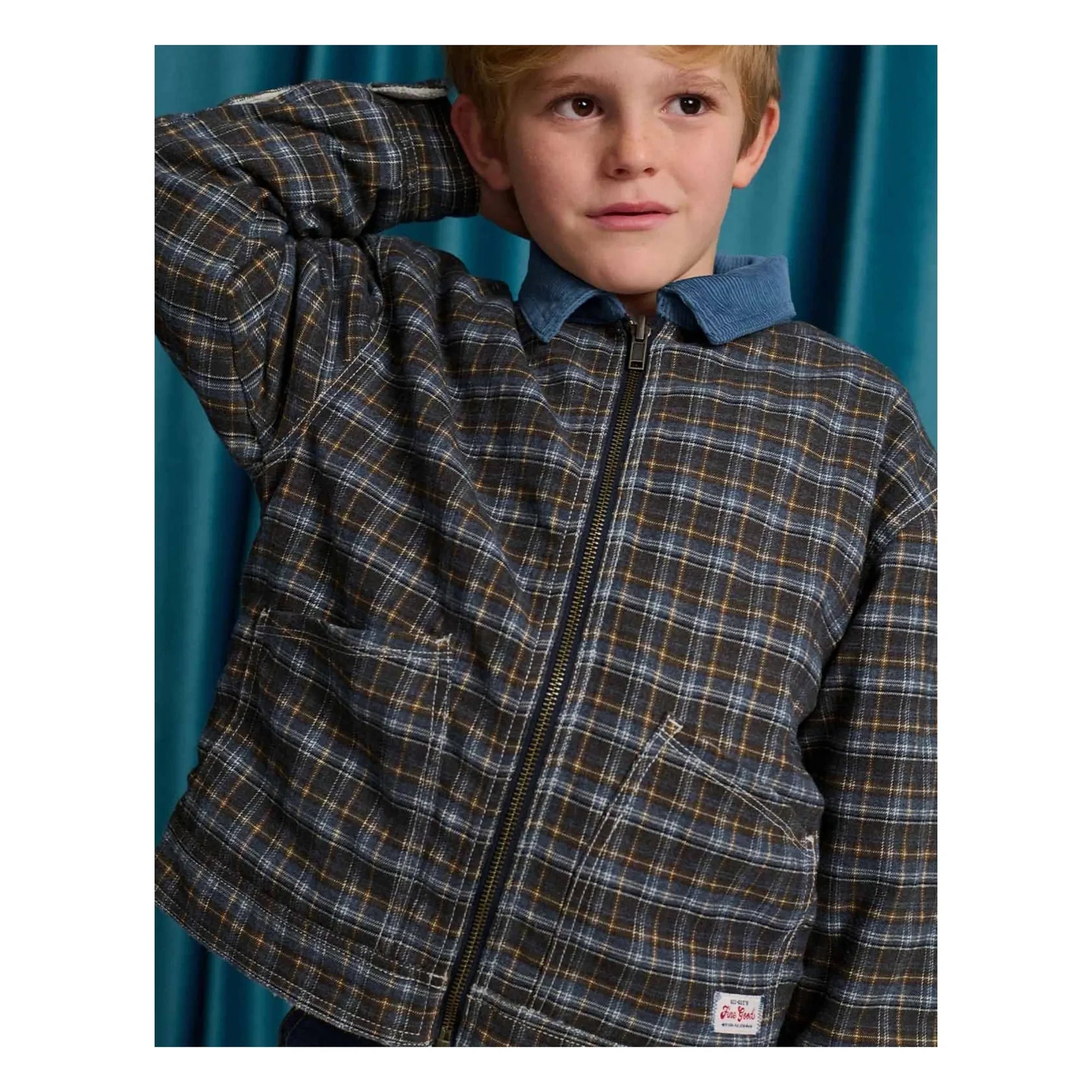 Gingersnaps - Anthony Carreaux Ters Yüz Edilebilir Ceket | Mavi