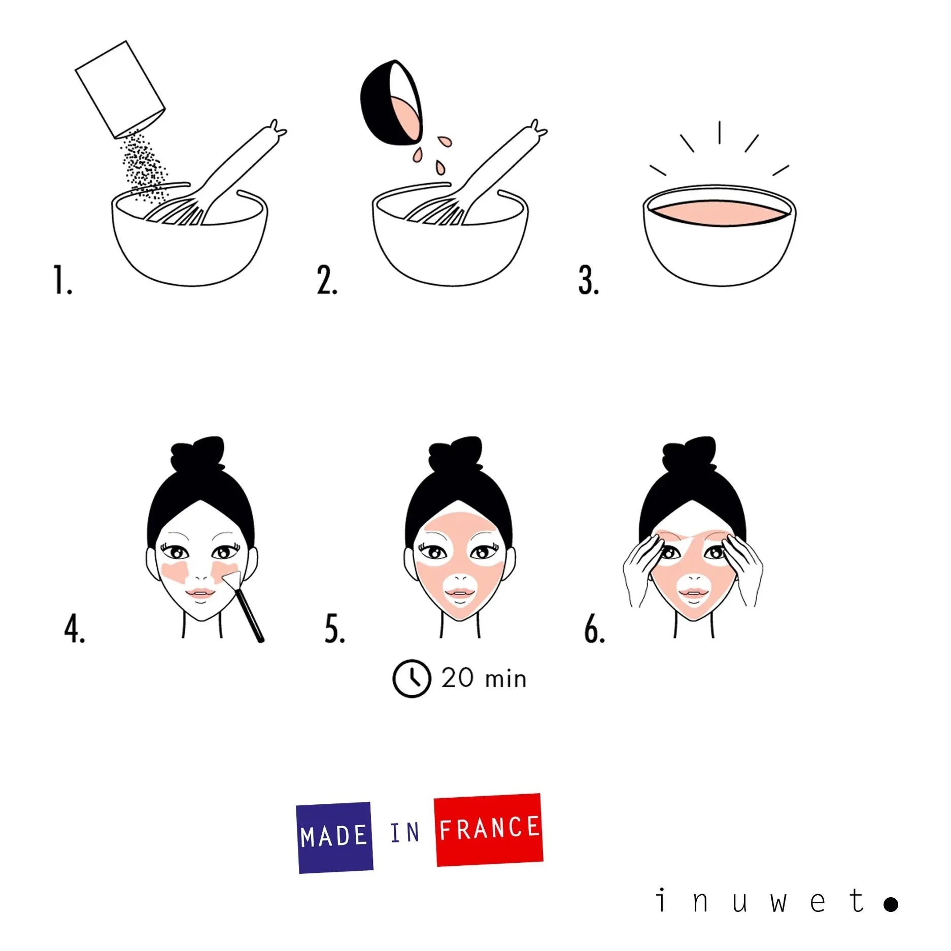 Inuwet - DIY Powder Mask Set