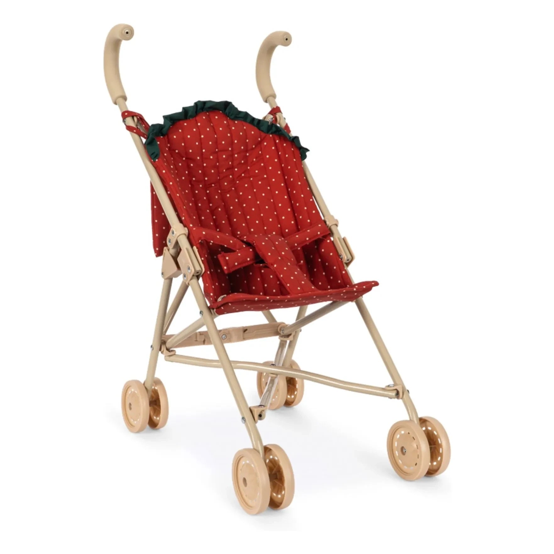 Konges Sløjd - Çilek bebek arabası | Kırmızı